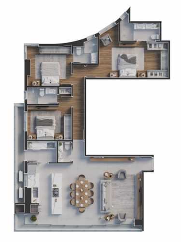 Tipo C final 01 161,12m²