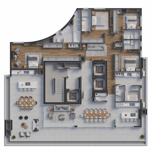 Tipo D 288,17m²