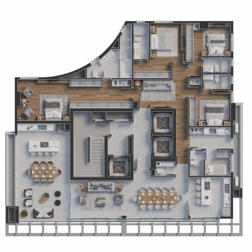 Tipo E 250,48m²